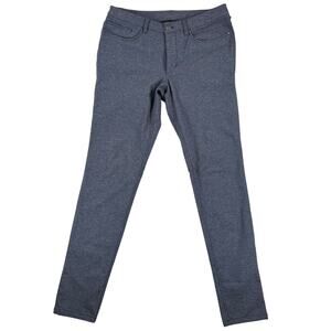 Lululemon ABC 5 Pocket Skinny Tech Canvas Pants Mens 34x33.5 Blue Gray